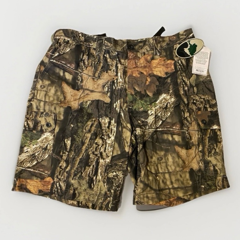 Mossy Oak 2XL men’s (44-46) Break Up camo shorts NEW